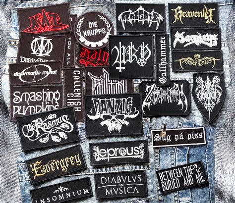 heavy metal merchant patches